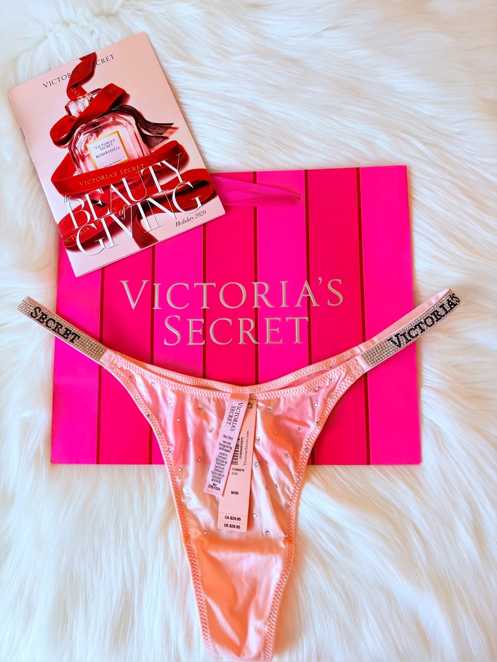 🩷🩷Victoria’s Secret Shine Script panty (M)🩷🩷